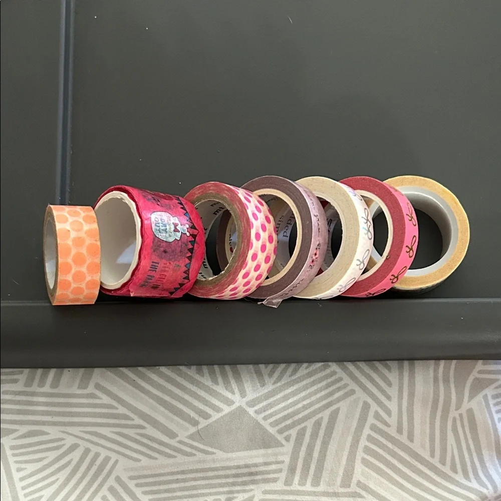 Colorful Patterned Washi Tape Set